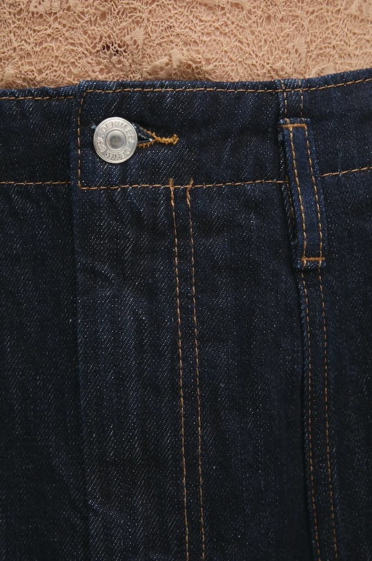 Džínová sukně Answear.LAB námořnická modř 19423.tlk
