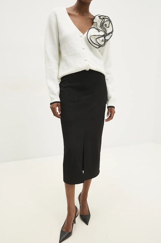 Answear.LAB spódnica casual czarny 2822.ilk