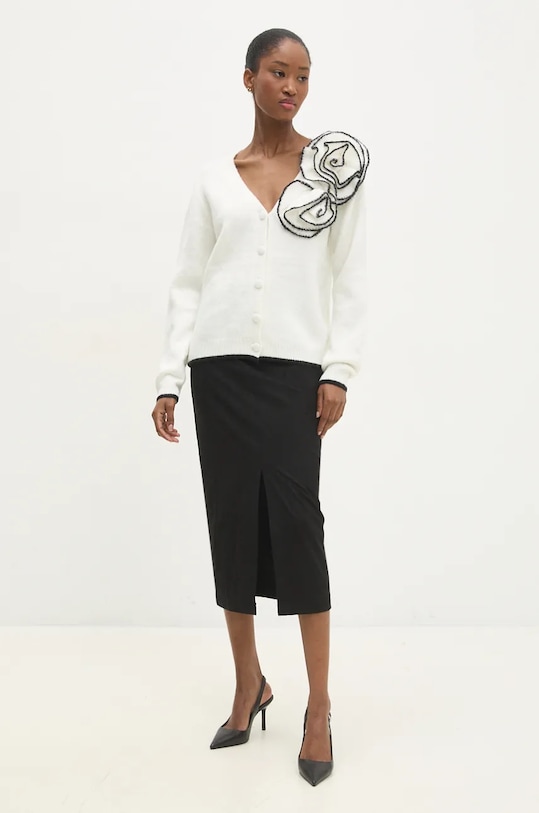 Answear.LAB spódnica 2822.ilk czarny WZ24