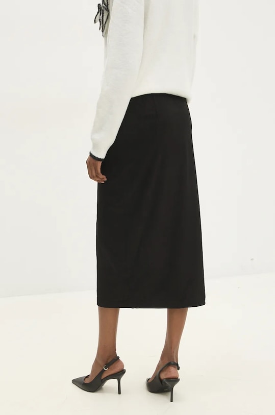 Odzież Answear.LAB spódnica 2822.ilk czarny