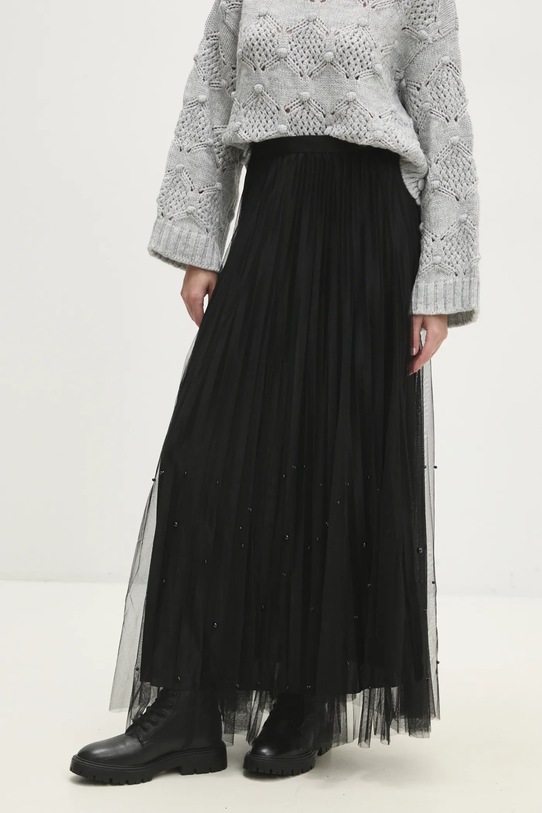 Answear Lab spódnica rozkloszowany czarny 4662318.ilk