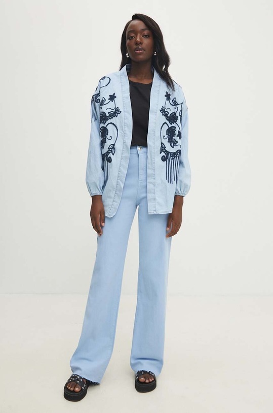 Дънки Answear.LAB K58072.HWK син WZ24