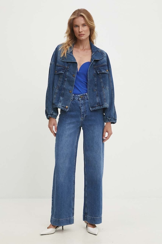 Answear.LAB jeansy d674.TJS niebieski WZ24