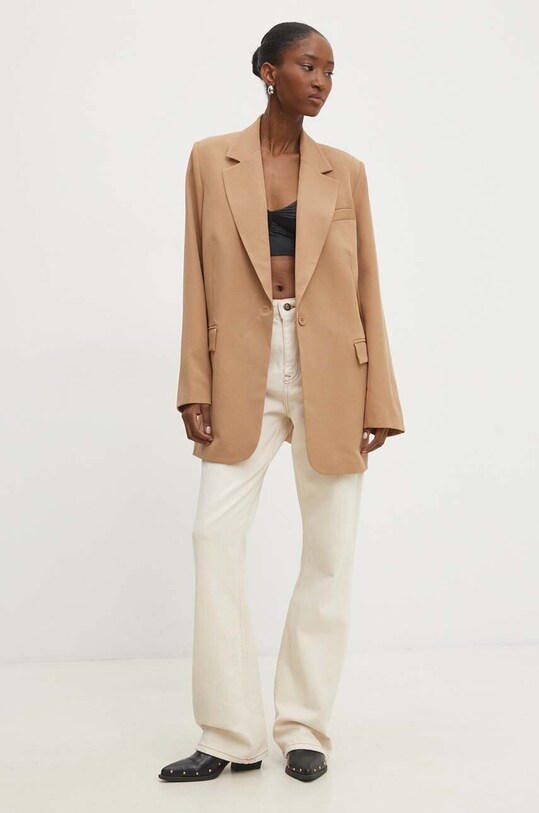 Answear Lab jeansy 24396.TJS beżowy WZ24