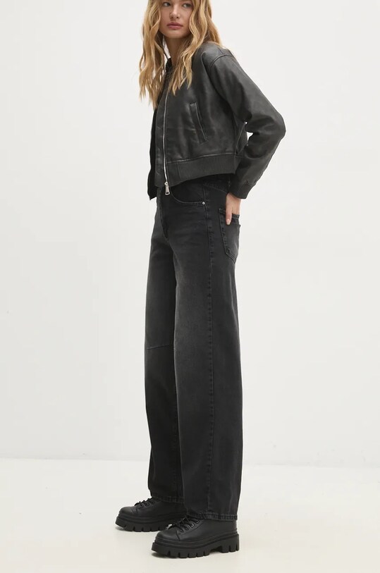 Džíny Answear.LAB černá 5740.tlk