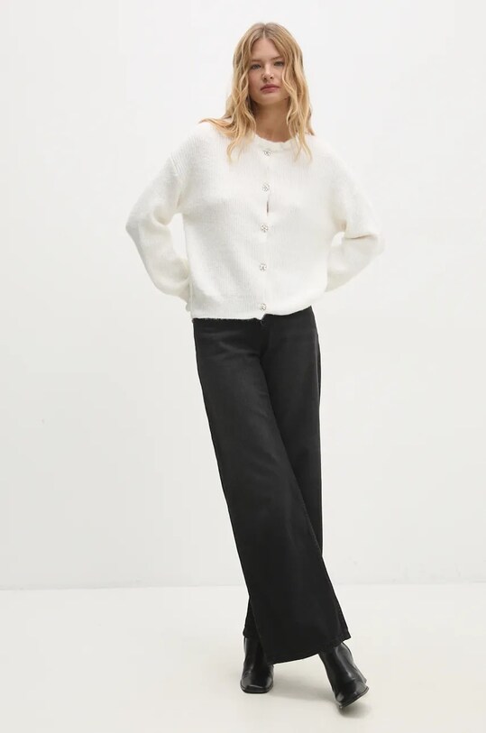 Answear.LAB jeansy 408.tlk czarny WZ24