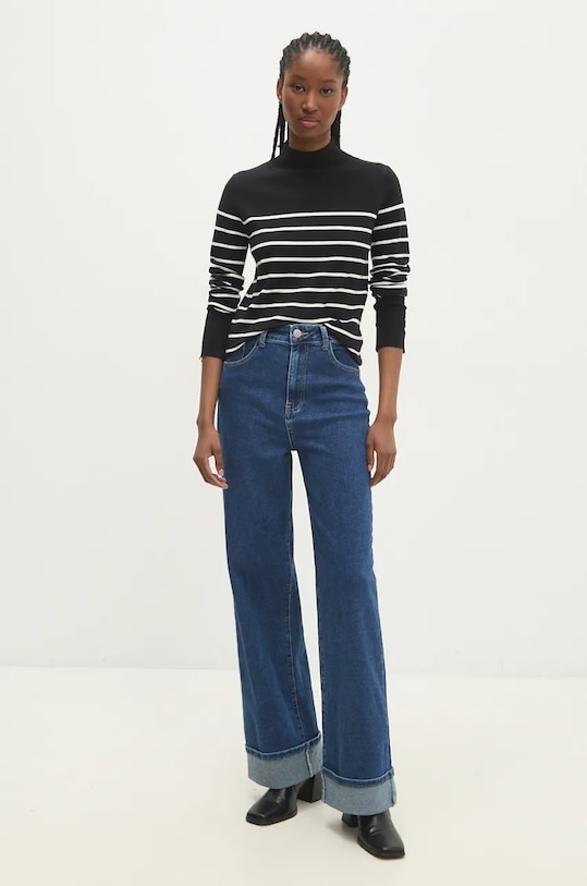 Answear Lab jeansy ad2669.fos niebieski WZ24