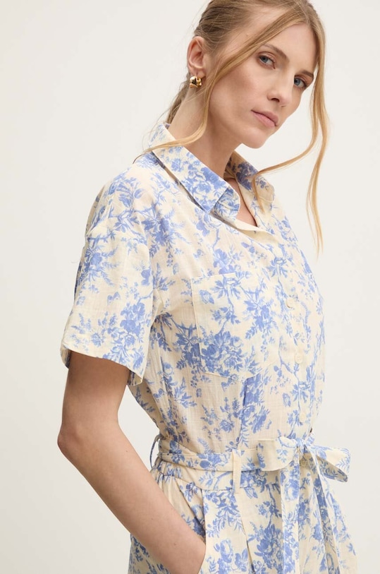 Answear Lab kombinezon bawełniany F15020.HMS niebieski