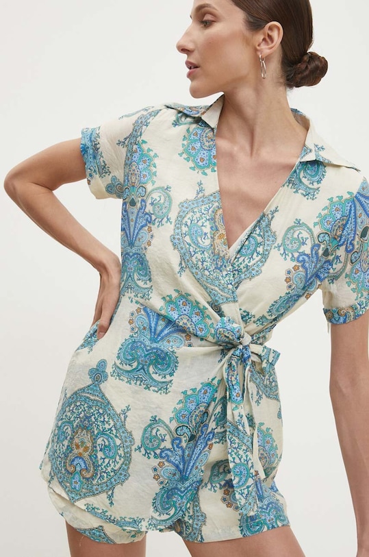 Answear Lab salopeta cu modele albastru tr228.ijs