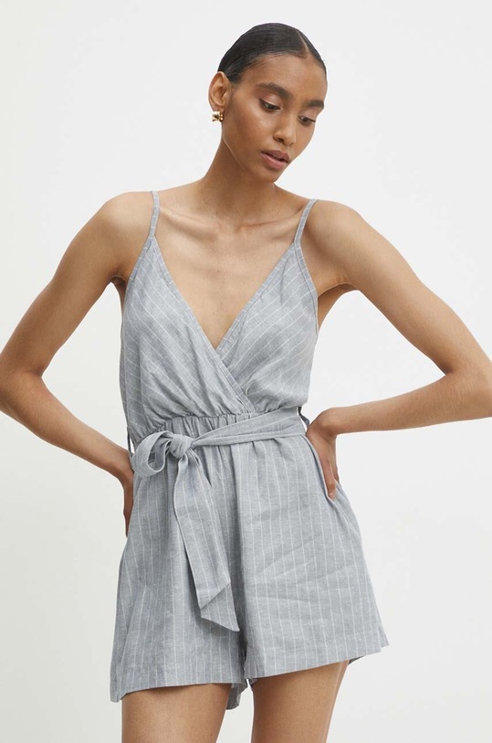 Answear.LAB vászon kezeslábas vállas kék 94676.ijs