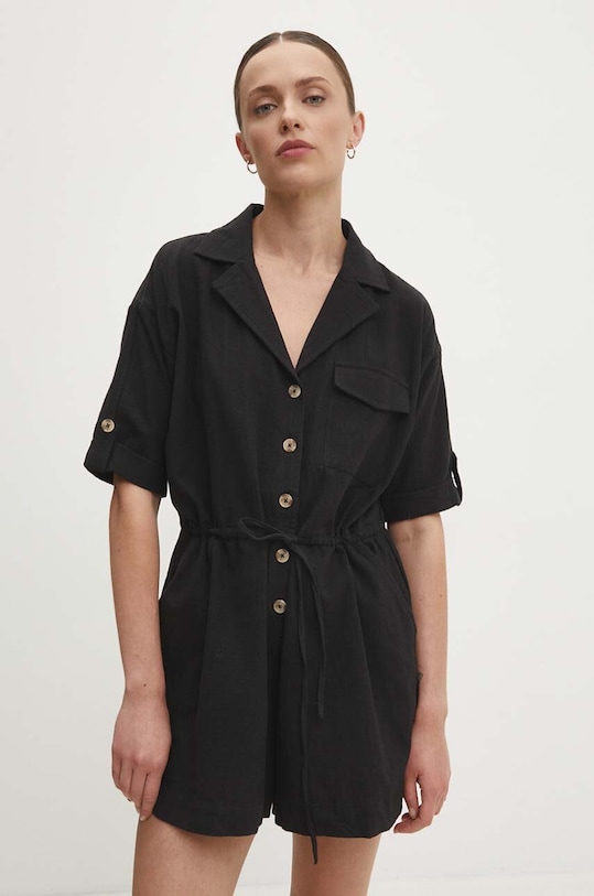 Bavlněná kombinéza Answear.LAB látka černá LPSW.620LENNON.ums