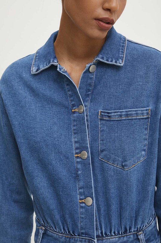 Answear Lab kombinezon jeansowy rd2170.2.fos niebieski