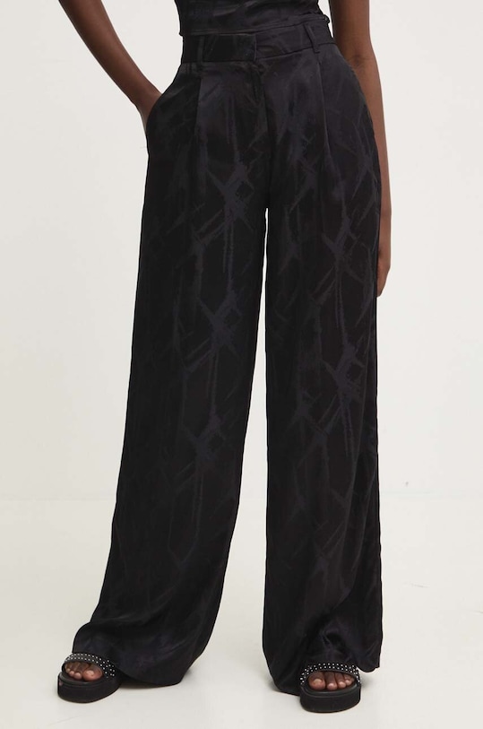 Answear Lab spodnie 6937.cz.1TWK czarny WZ24