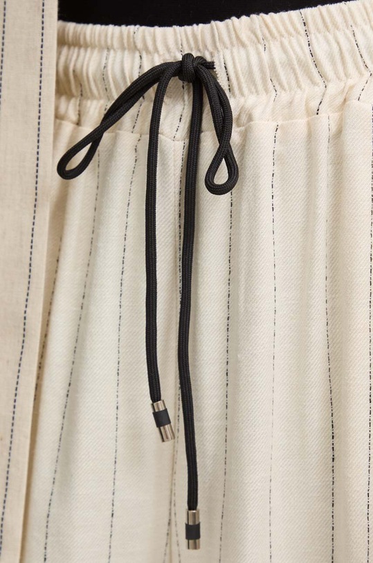 Ľanové nohavice Answear.LAB béžová 2651.ijs