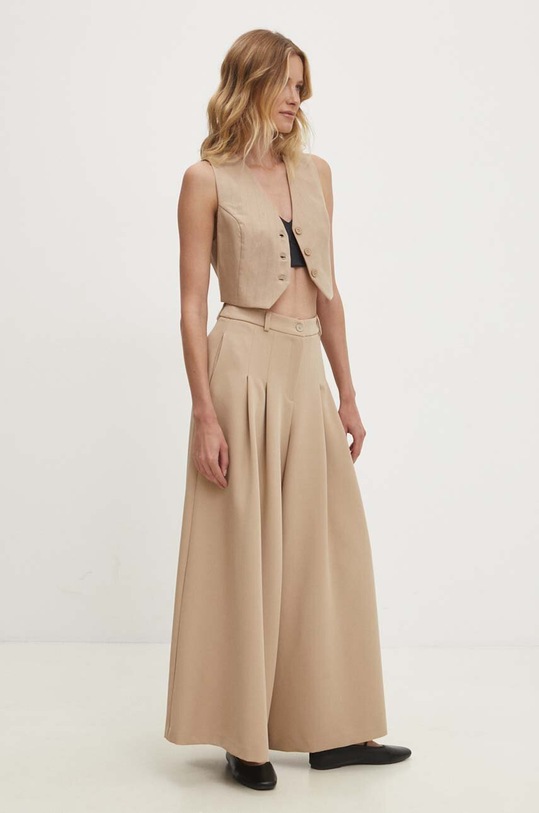 Answear Lab spodnie hu7024.fh beżowy WZ24