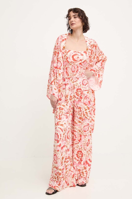 Answear Lab pantaloni 1296.TWK portocaliu WZ24