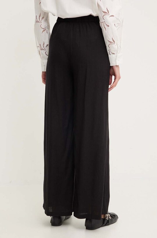 Odzież Answear Lab spodnie z lnem .0972.IKK czarny