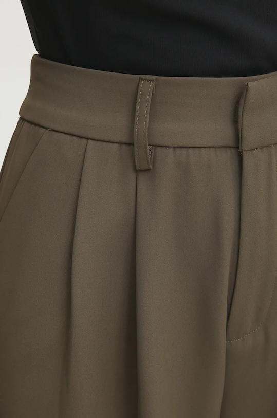 Answear Lab pantaloni verde 23717.HWK