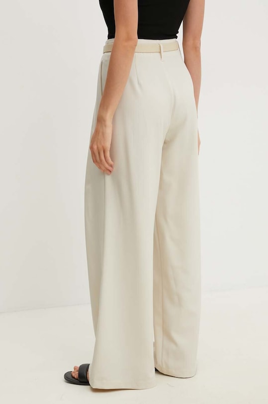 Îmbrăcăminte Answear Lab pantaloni din lână P950.1HWK bej