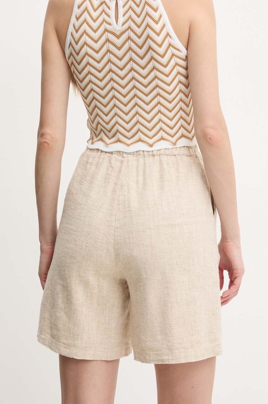 Oblečení Lněné kraťasy Answear.LAB 5082.IKK béžová