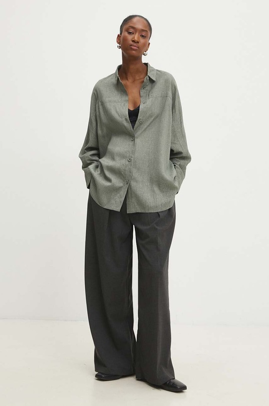 Kalhoty Answear.LAB 1557.tms šedá WZ24