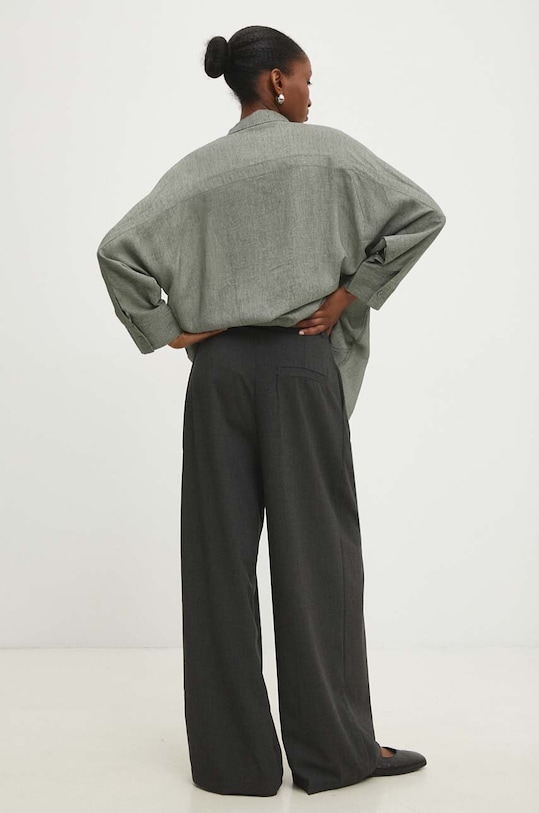 Oblečení Kalhoty Answear.LAB 1557.tms šedá