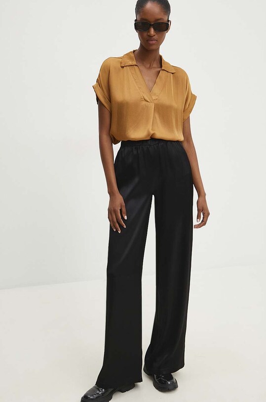Answear Lab pantaloni 6826.DOL.TMS negru WZ24