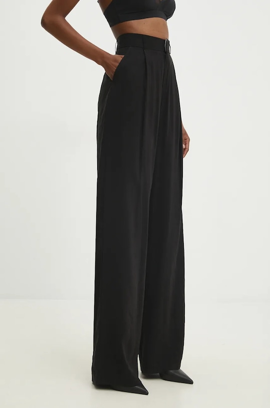 Nohavice Answear.LAB látka čierna 71092.th