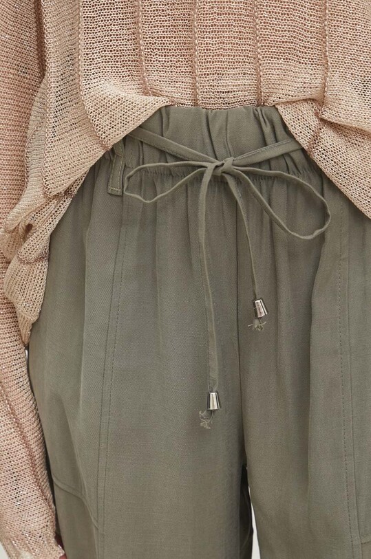 Answear Lab spodnie zielony 241620.th