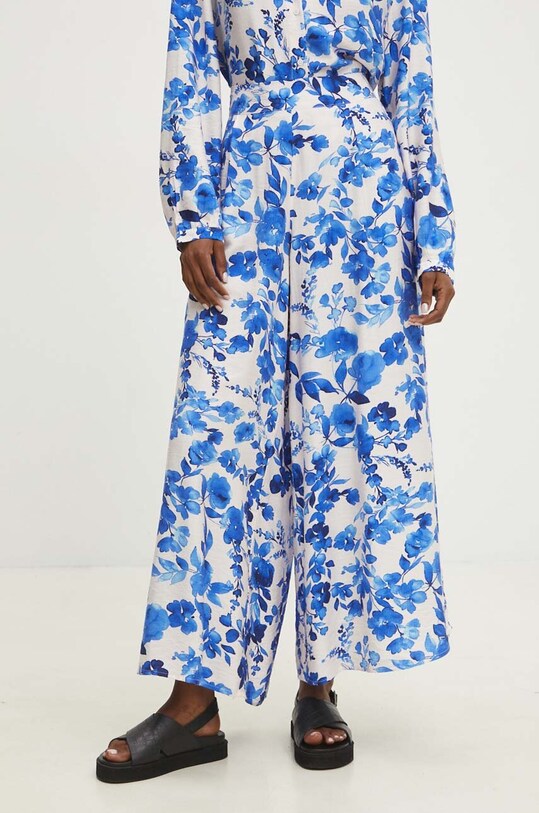 Answear Lab pantaloni RM.395.fjs albastru WZ24