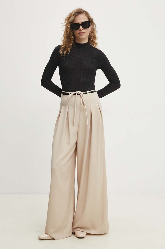 Answear.LAB spodnie YS175.hh beżowy WZ24