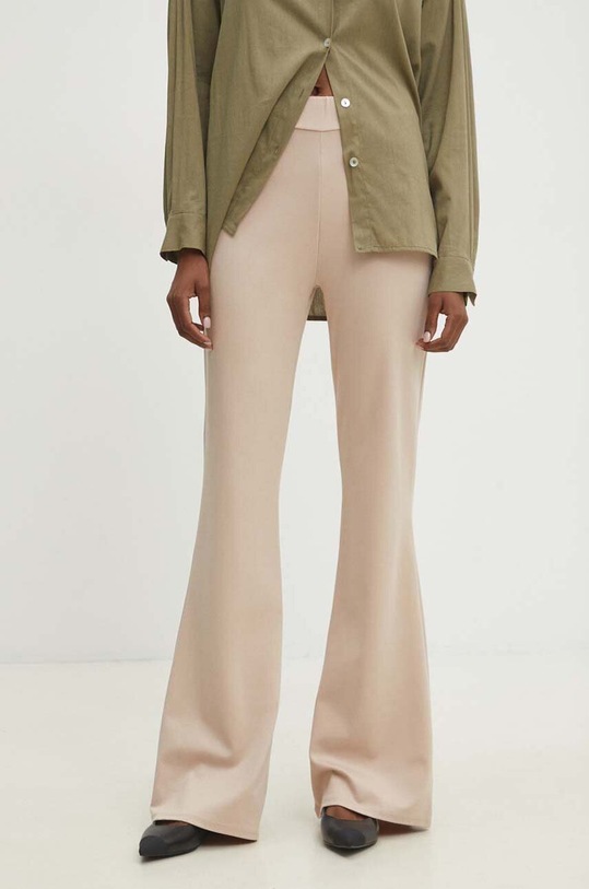 Answear Lab pantaloni tricotaj bej pa1560.ims