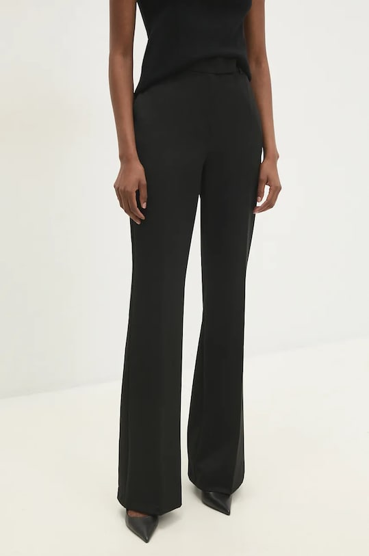 Answear Lab pantaloni potrivit negru W24W.LF.031253.tos.