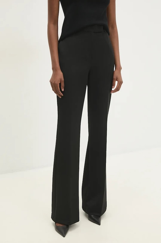 Брюки Answear.LAB с эластаном чёрный W24W.LF.031253.tos.