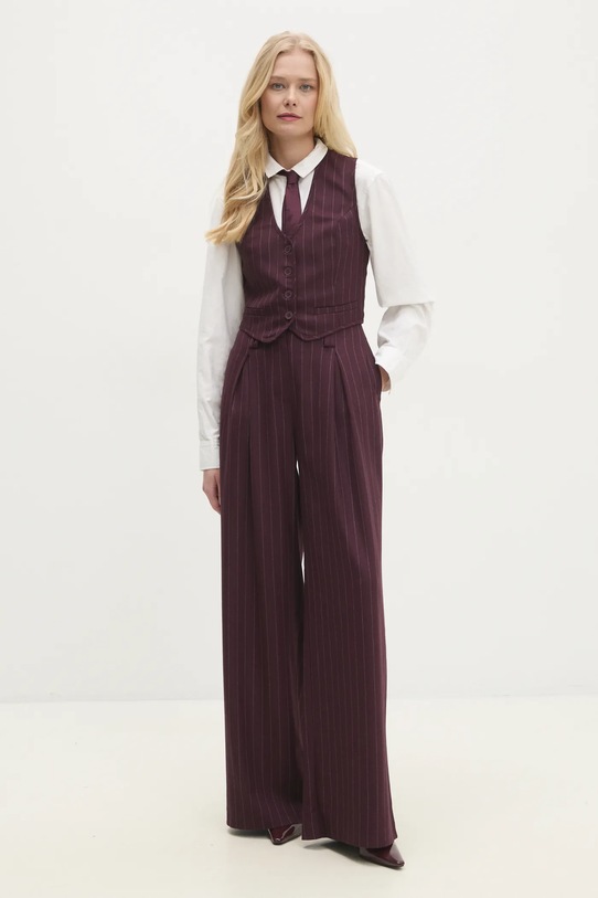 Штани Answear.LAB W24W.LF.031242.tos фіолетовий WW25