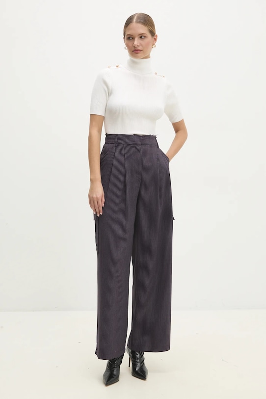 Answear Lab pantaloni W24W.LF.031228.tos violet WW25