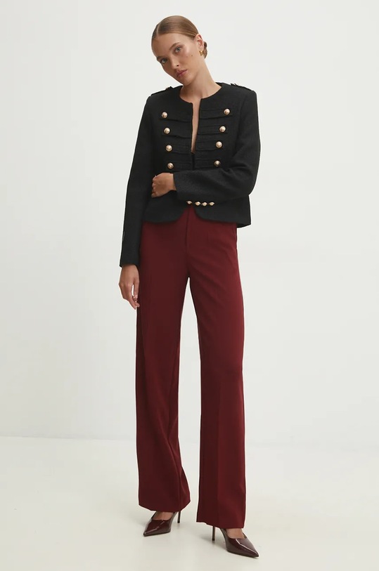 Hlače Answear.LAB VS19186.HLK bordo WZ24