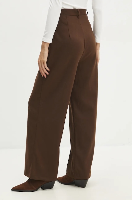 Odzież Answear.LAB spodnie 21062np.FKK brązowy