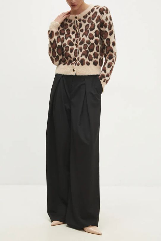 Παντελόνι Answear.LAB με ελαστάν μαύρο 31223.tos