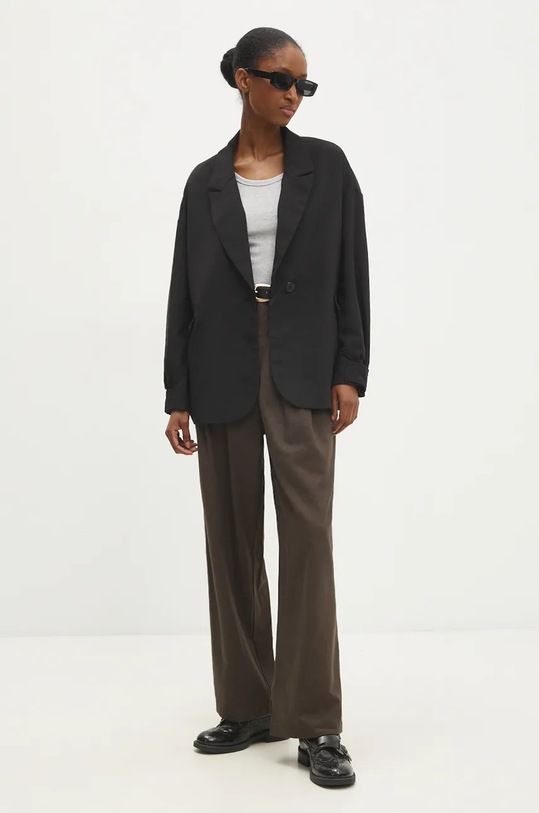 Answear Lab pantaloni pk14745.ilk verde WZ24