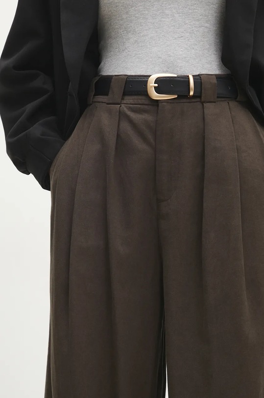 Answear Lab pantaloni verde pk14745.ilk