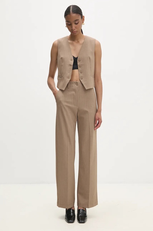 Answear.LAB spodnie b9612.ios beżowy WZ24