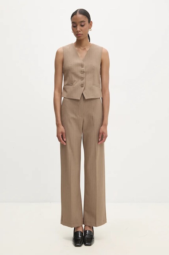 Answear.LAB spodnie b9612.ios beżowy