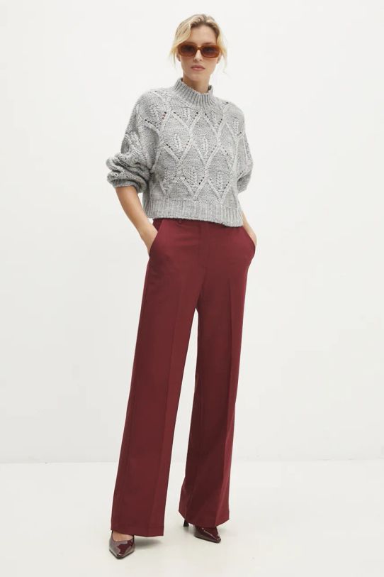 Kalhoty Answear.LAB b9615.ios červená WZ24