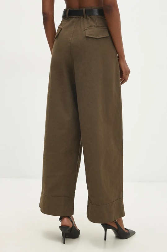 Одежда Хлопковые брюки Answear.LAB pk14747pa.ilk зелёный