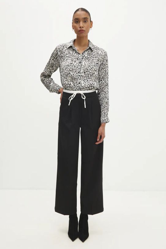 Answear.LAB spodnie 15011.ilk czarny WZ24