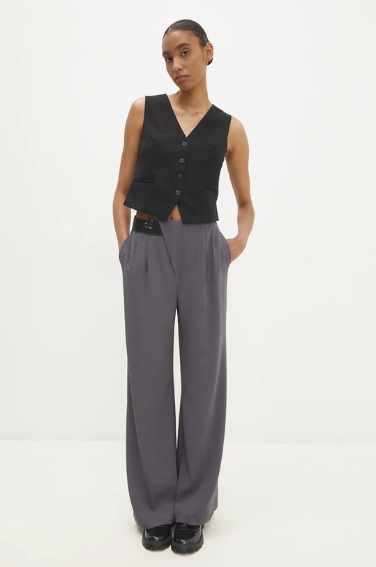 Answear Lab pantaloni 971373.hms gri WW25