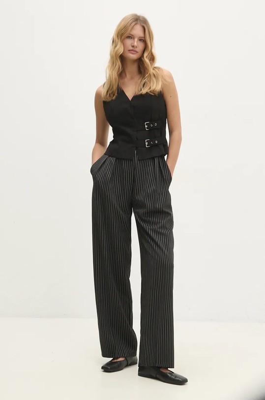 Answear Lab spodnie 1339.tos czarny WZ24