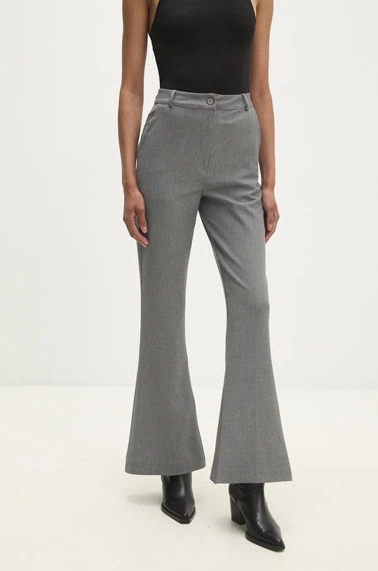 Answear Lab pantaloni panza gri 19501.tlk