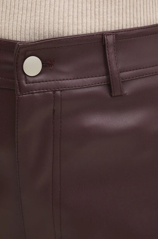 Answear Lab pantaloni burgundia 9220.ILK